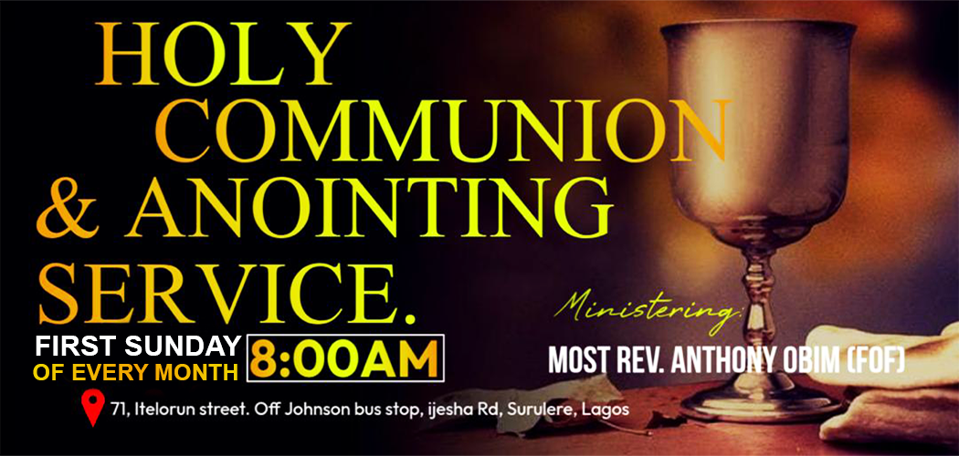 Communion & Anointing Service